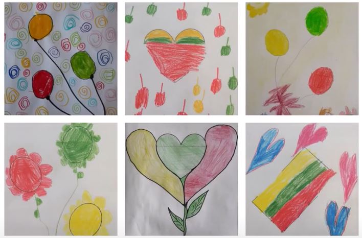 Respublikinė ikimokyklinio ir priešmokyklinio ugdymo įstaigų vaikų virtuali piešinių paroda „Lietuva mano širdyje“
